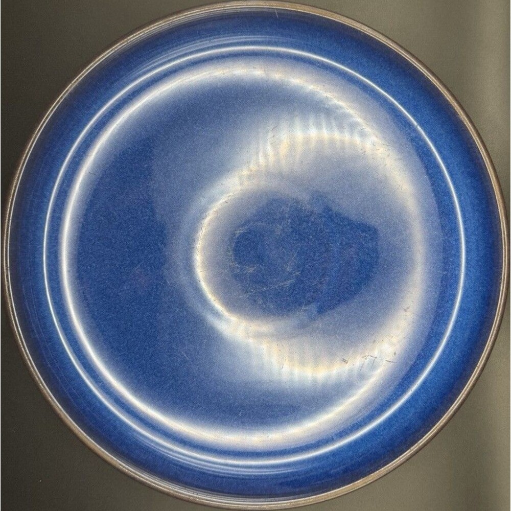Denby Pottery Blue Stoneware Dinner set of 2 Made in England